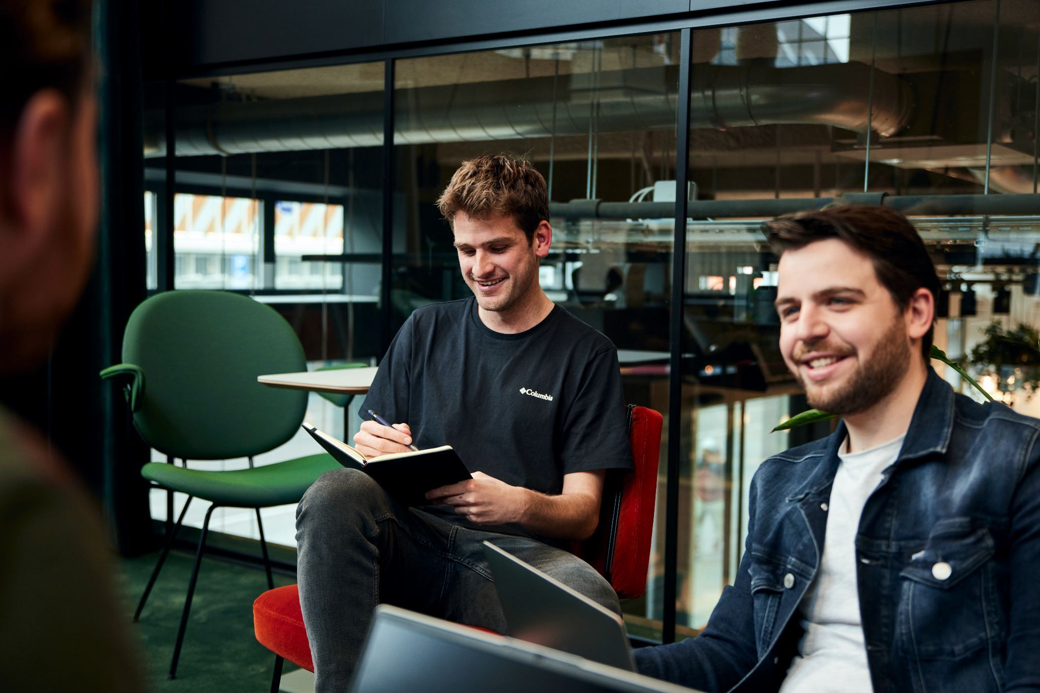 Colleagues by arrangement.